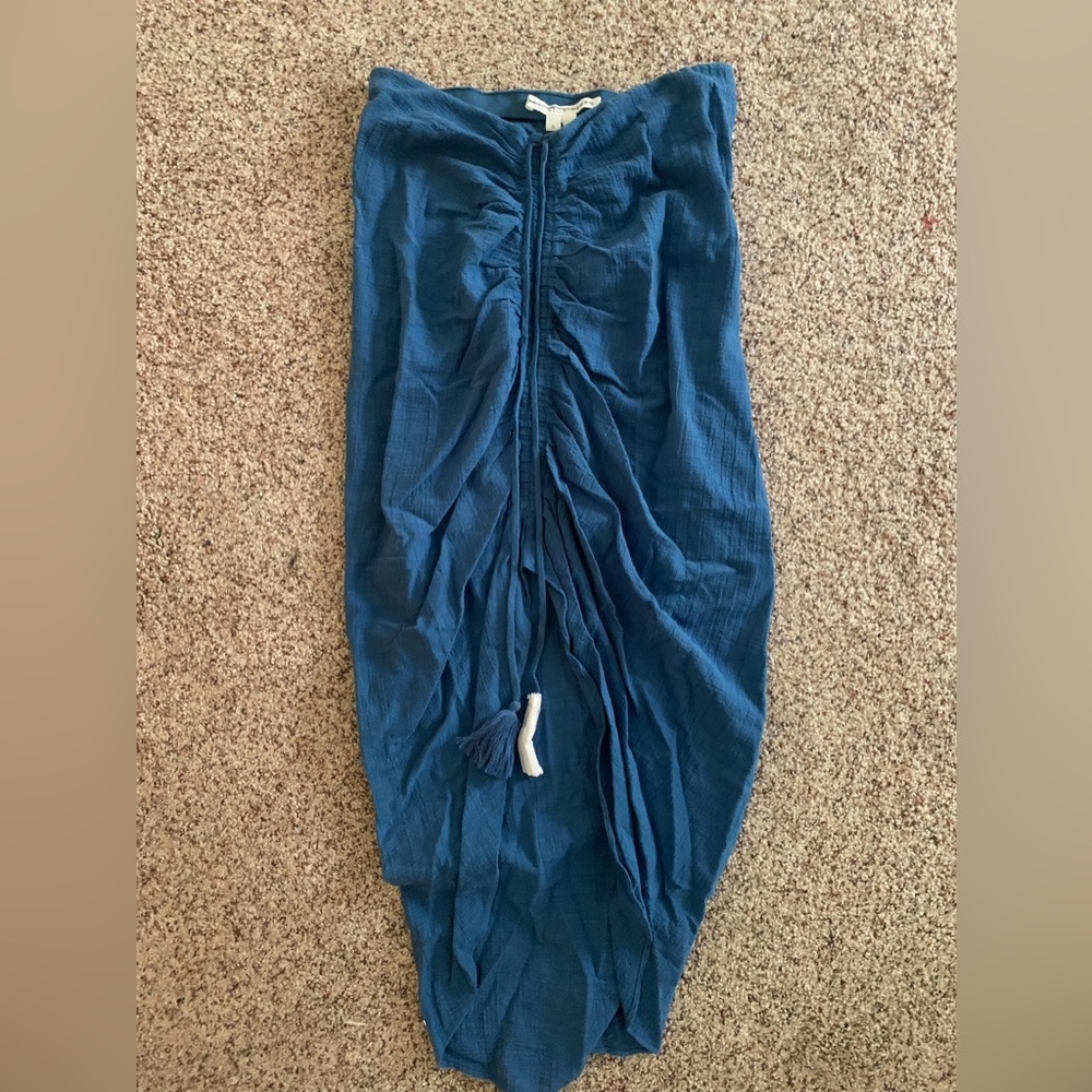 NWT VERONICA BEARD CINCHED MIDI SKIRT